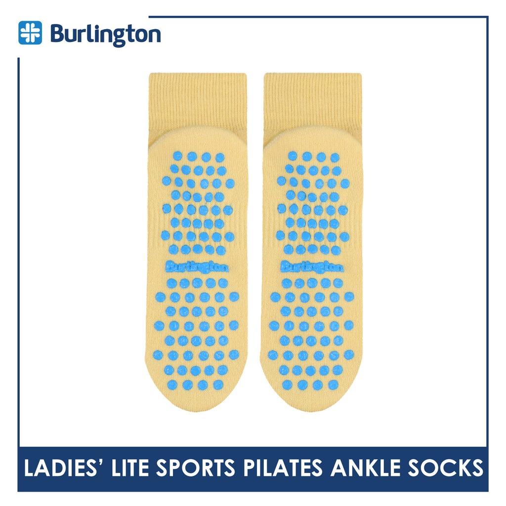 Burlington Ladies’ Pilates Lite Sports Half Terry Ankle Socks 1 pair BLGS631
