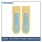 Burlington Ladies’ Pilates Lite Sports Half Terry Ankle Socks 1 pair BLGS631