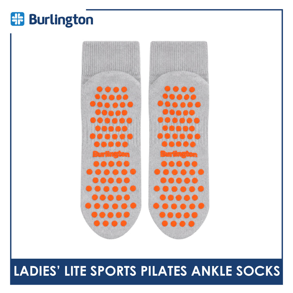 Burlington Ladies’ Pilates Lite Sports Half Terry Ankle Socks 1 pair BLGS631