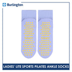 Burlington Ladies’ Pilates Lite Sports Half Terry Ankle Socks 1 pair BLGS631