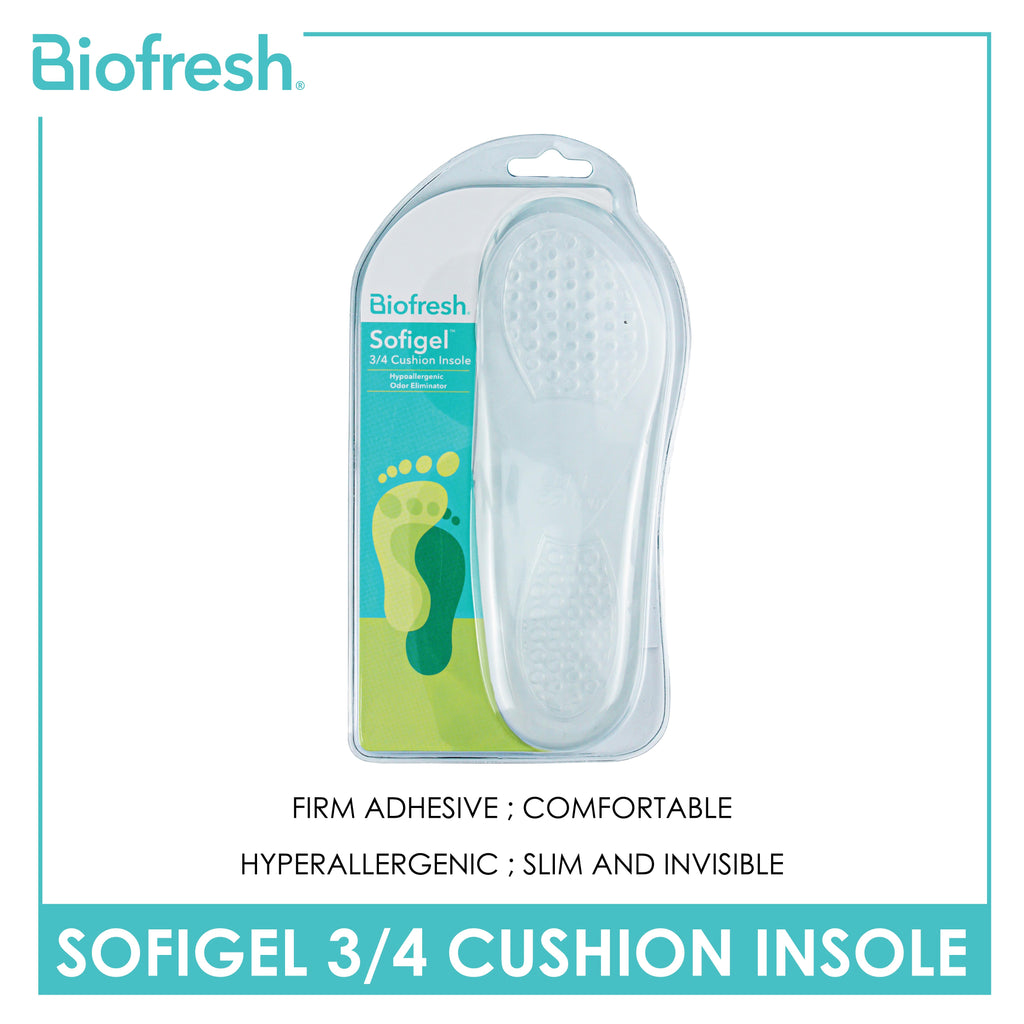 Biofresh Ladies' Sofigel ¾ Cushion Insole in 1 pair RLG18