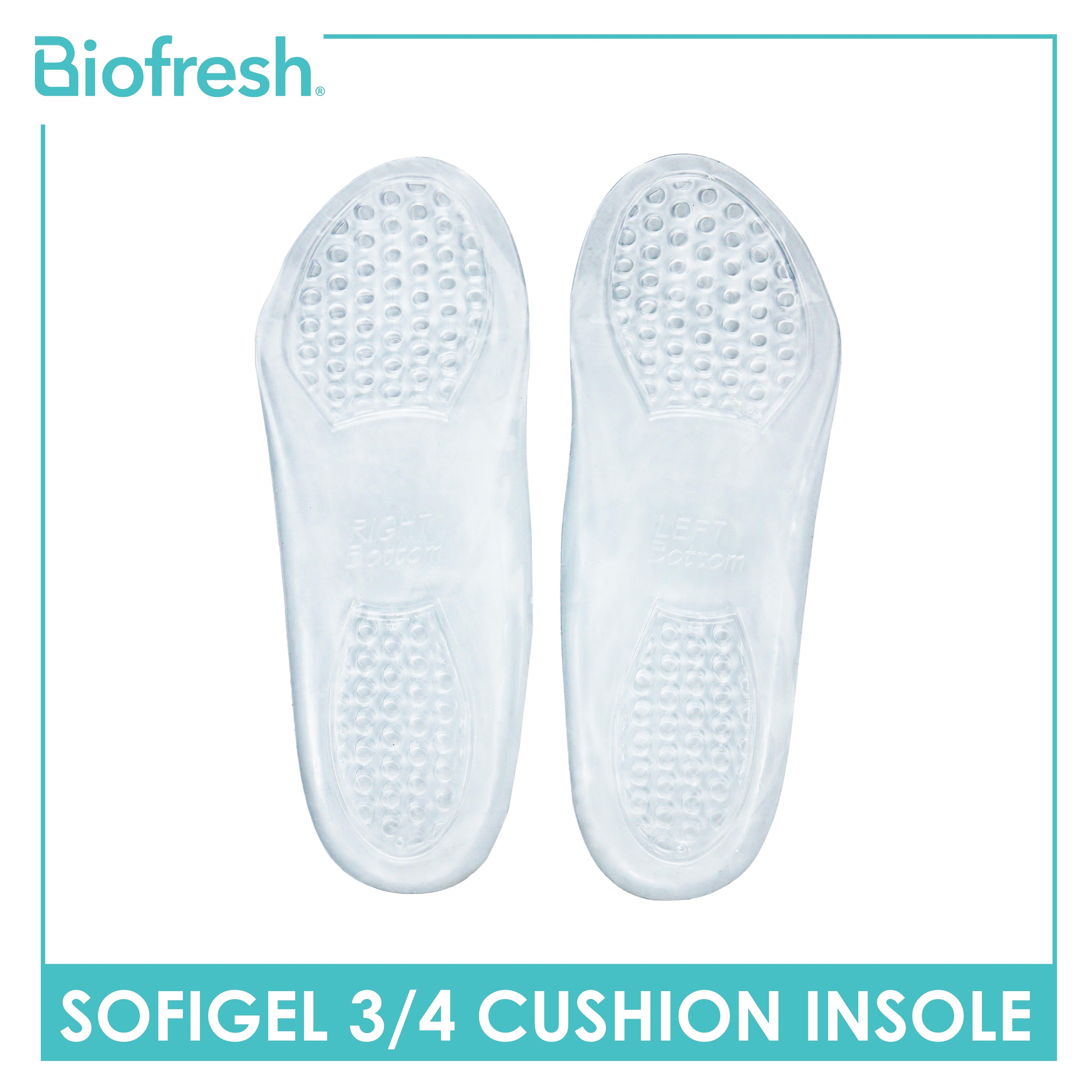 Biofresh Ladies' Sofigel ¾ Cushion Insole in 1 pair RLG18