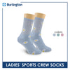 Burlington Ladies’ Cotton Extreme Performance Crew Socks 1 pair BLS4401