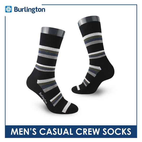 Burlington Men’s Lite Casual Crew Socks 1 pair BMC4401