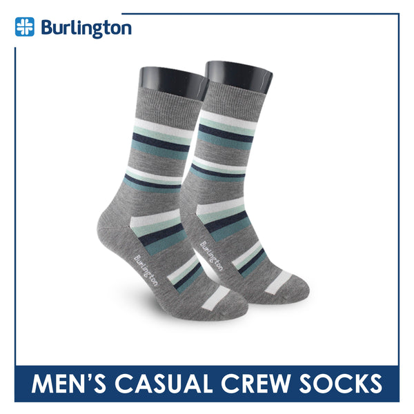 Burlington Men’s Lite Casual Crew Socks 1 pair BMC4401