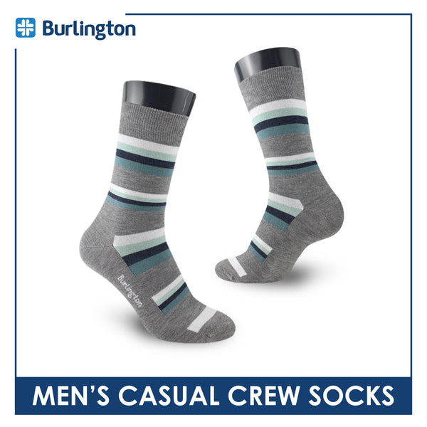 Burlington Men’s Lite Casual Crew Socks 1 pair BMC4401