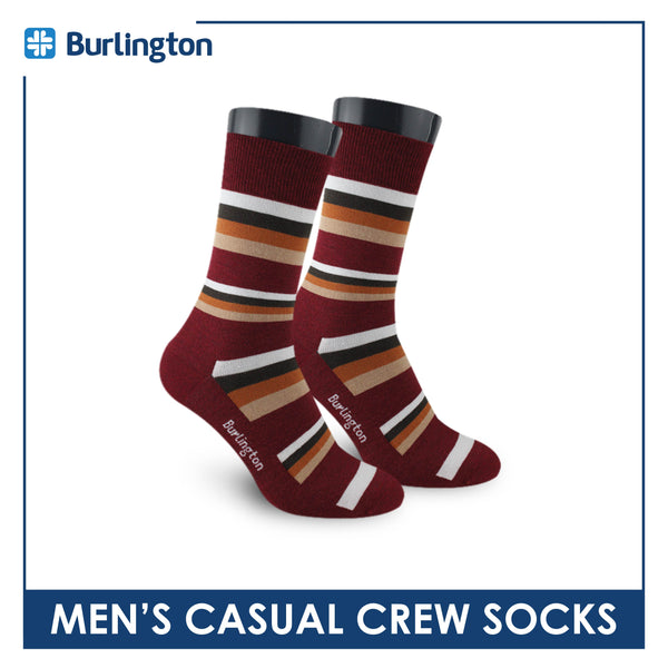 Burlington Men’s Lite Casual Crew Socks 1 pair BMC4401