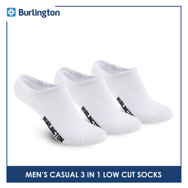 Burlington Men's Cotton Lite Thin Casual Low Cut Socks 3 pairs in a pack BMCKG29