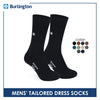 Burlington Men's Cotton Tailored Dress Crew Socks 1 pair BMTE531