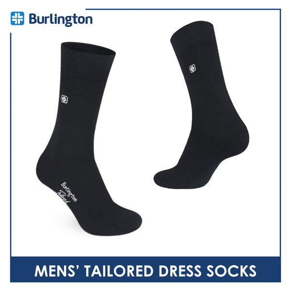 Burlington Men's Cotton Tailored Dress Crew Socks 1 pair BMTE531