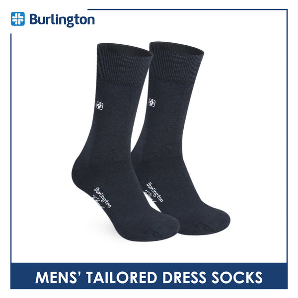 Burlington Men's Cotton Tailored Dress Crew Socks 1 pair BMTE531