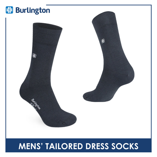 Burlington Men's Cotton Tailored Dress Crew Socks 1 pair BMTE531