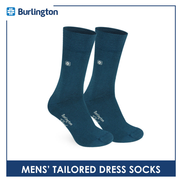 Burlington Men's Cotton Tailored Dress Crew Socks 1 pair BMTE531