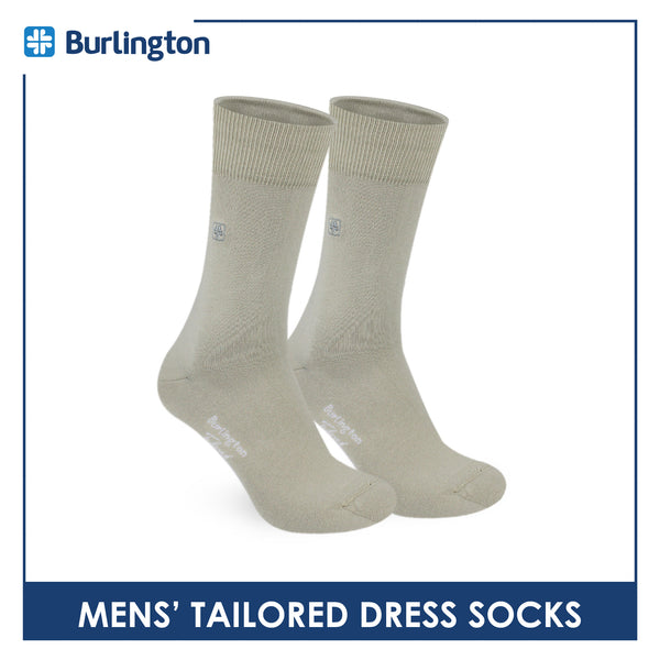 Burlington Men's Cotton Tailored Dress Crew Socks 1 pair BMTE531