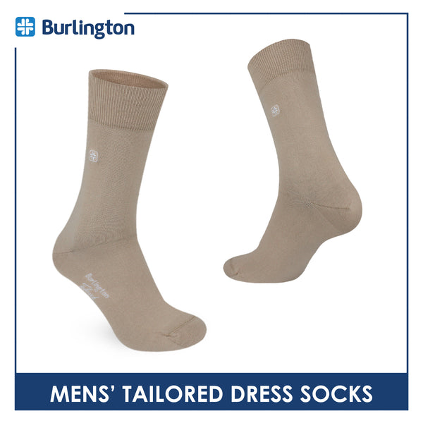 Burlington Men's Cotton Tailored Dress Crew Socks 1 pair BMTE531