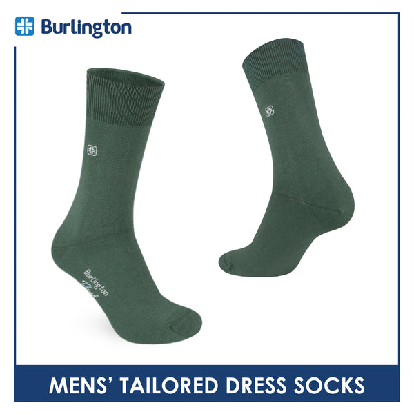Burlington Men's Cotton Tailored Dress Crew Socks 1 pair BMTE531