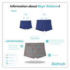 Biofresh Boy's Antimicrobial Seamless Boxer Brief 3 pieces in a pack UCBBG17