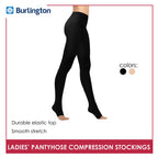 Burlington Ladies' Therapeutic Compression Pantyhose Stockings Open Toe 1 pair BSMP2