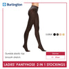 Burlington Ladies’ Light Support Smooth Stretch Pantyhose Stockings 25 Denier 2 pairs in a pack BSP25