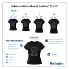 Burlington Ladies' Cotton Bearlington Collection Roundneck Shirt 1pc TBLDSR1