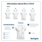 Burlington Men’s Cotton Embroidered Bearlington Collection Roundneck Shirt 1pc TBMESR2
