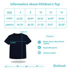 Biofresh Active Kids Girls AirDry Basic Tee Shirt 1 piece MUGSR531