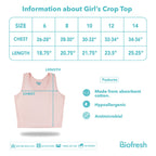 Biofresh Active Kids Girls AirDry Crop Top 1 piece MUGST531