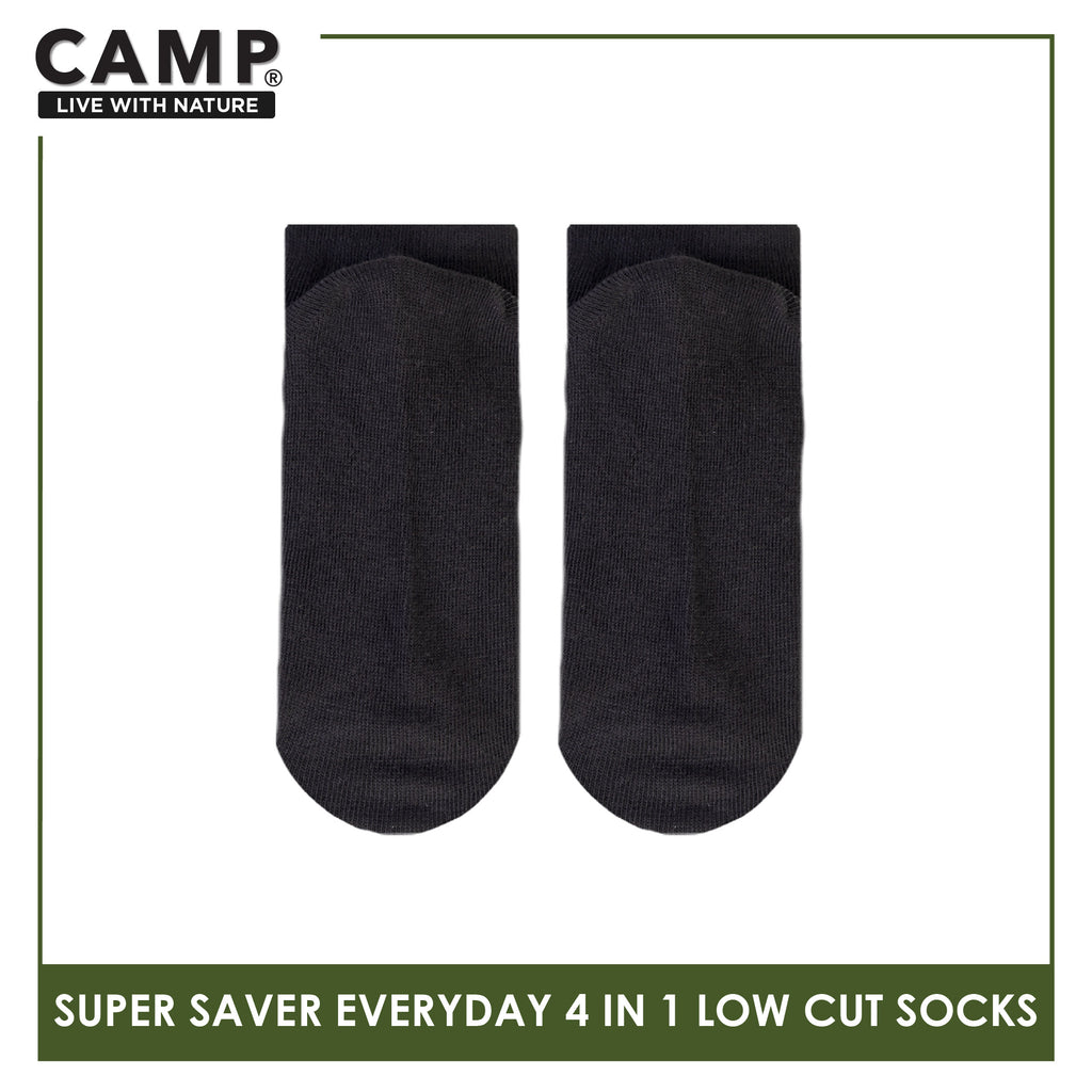Camp Children's Super Savers Lite Thin Casual Ankle/Low Cut Socks 4 pairs in 1 pack CBC75