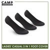 Camp Ladies’ Cotton Lite Casual Foot Cover 3 pairs in a pack CLCFG5