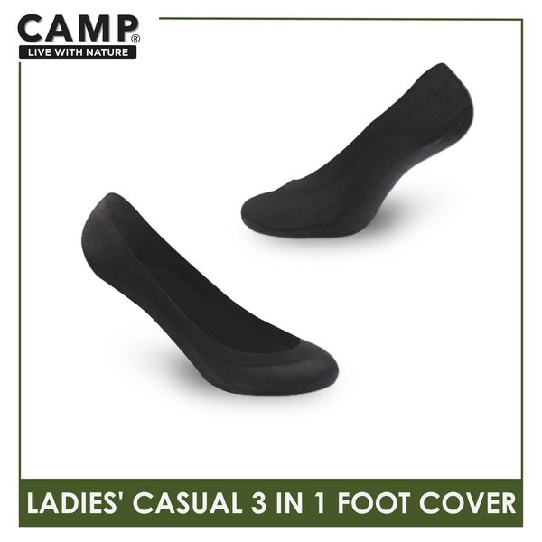 Camp Ladies’ Cotton Lite Casual Foot Cover 3 pairs in a pack CLCFG5