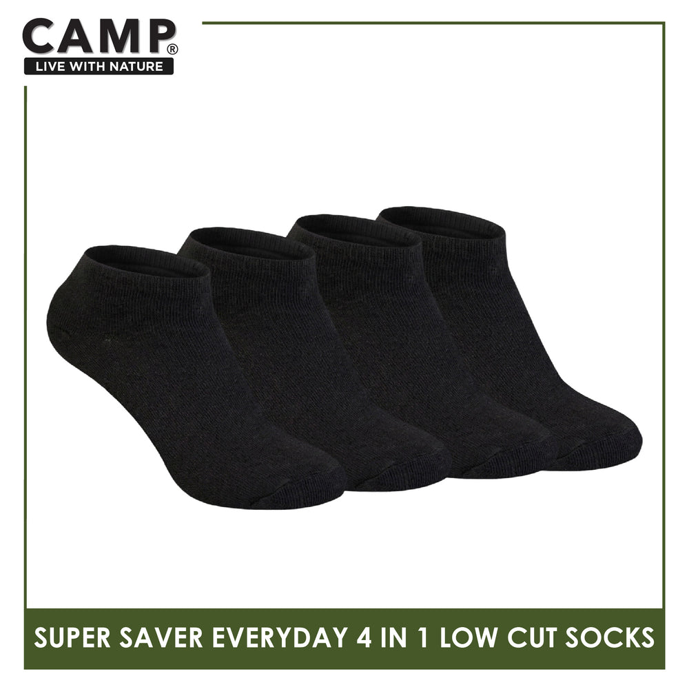 Camp Ladies’ Super Savers Lite Thin Casual Ankle/Low Cut Socks 4 pairs in 1 pack CLC100
