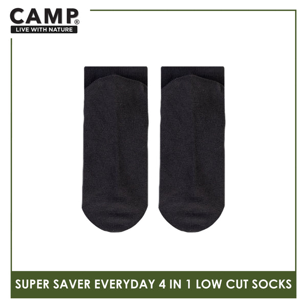 Camp Ladies’ Super Savers Lite Thin Casual Ankle/Low Cut Socks 4 pairs in 1 pack CLC100