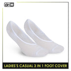 Dri Plus Ladies’ Lite Thin Casual Foot Cover 3 pairs in a pack DLCFG3