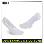 Dri Plus Ladies’ Lite Thin Casual Foot Cover 3 pairs in a pack DLCFG3