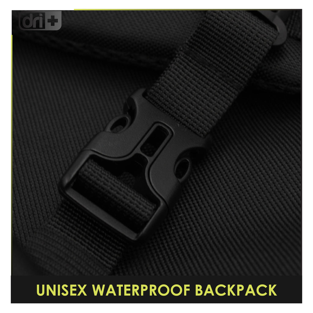 Dri Plus Unisex Water Resistant High Capacity Multi Compartment Backpack DMAB3401