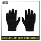 Dri Plus Leather Full Finger Touch Screen Gloves 1 pair DMGFL3301