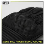 Dri Plus Leather Full Finger Touch Screen Gloves 1 pair DMGFL3301