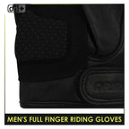 Dri Plus Leather Full Finger Touch Screen Gloves 1 pair DMGFL3301