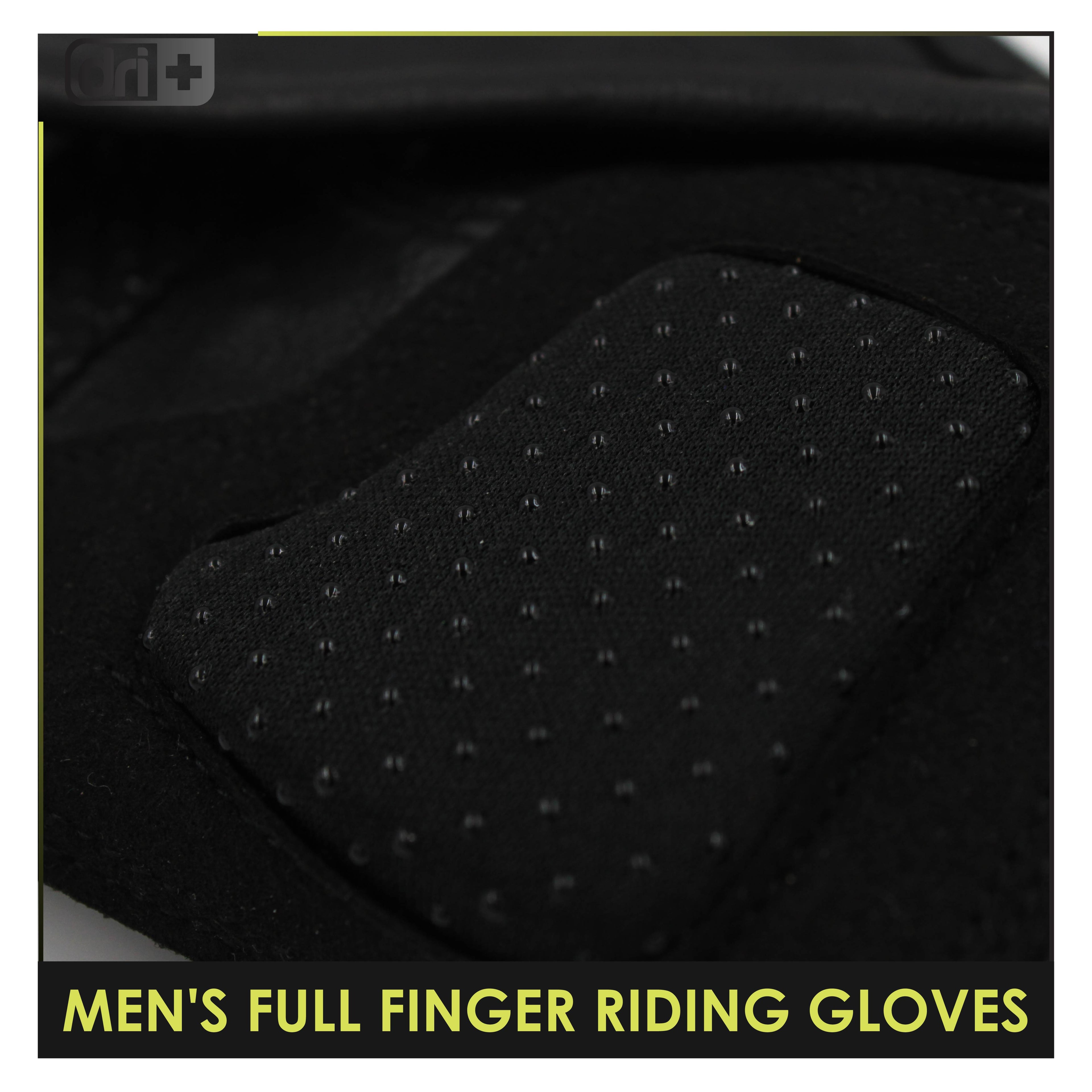 Dri Plus Leather Full Finger Touch Screen Gloves 1 pair DMGFL3301