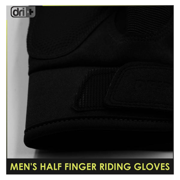 Dri Plus Half Finger Gloves 1 pair DMGHN3301