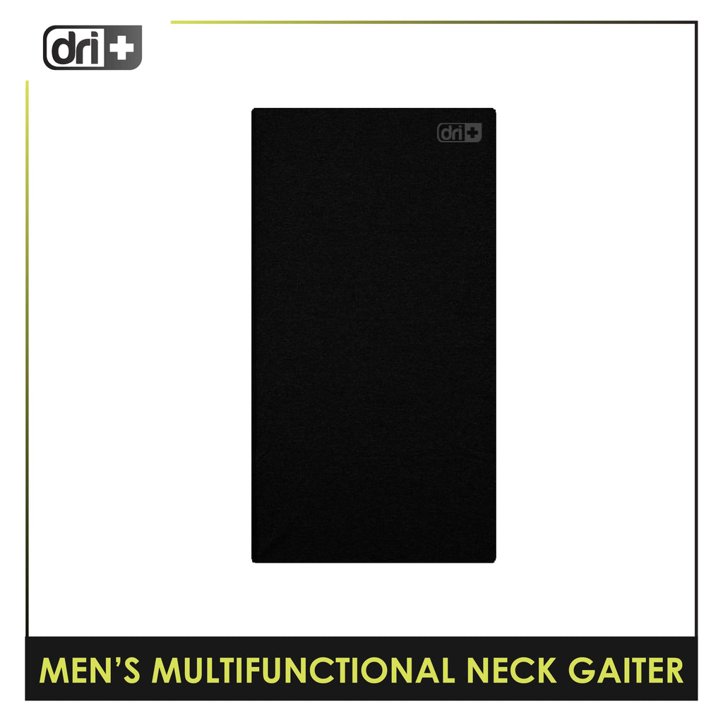 Dri Plus Men's Washable Multi-Functional Moisture Wicking Neck Gaiter 1 piece DMN3301