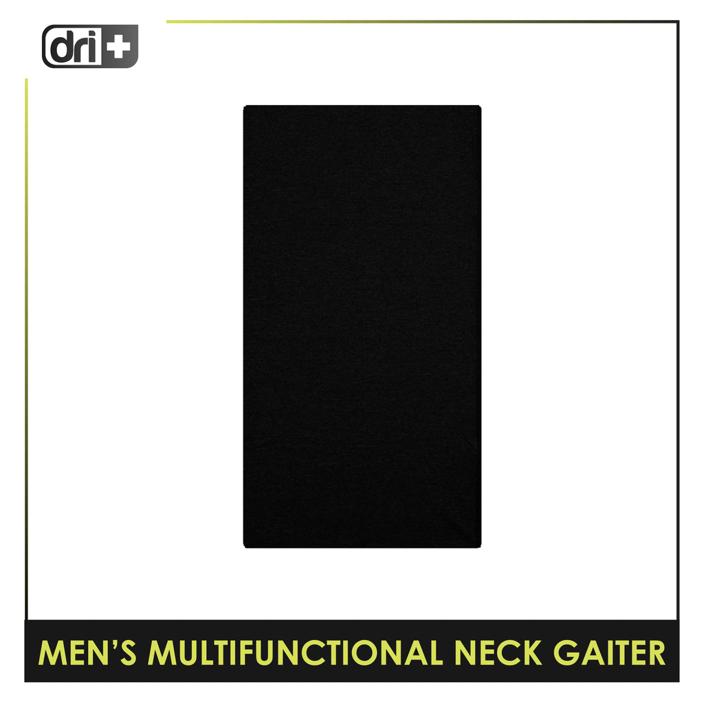 Dri Plus Men's Washable Multi-Functional Moisture Wicking Neck Gaiter 1 piece DMN3301