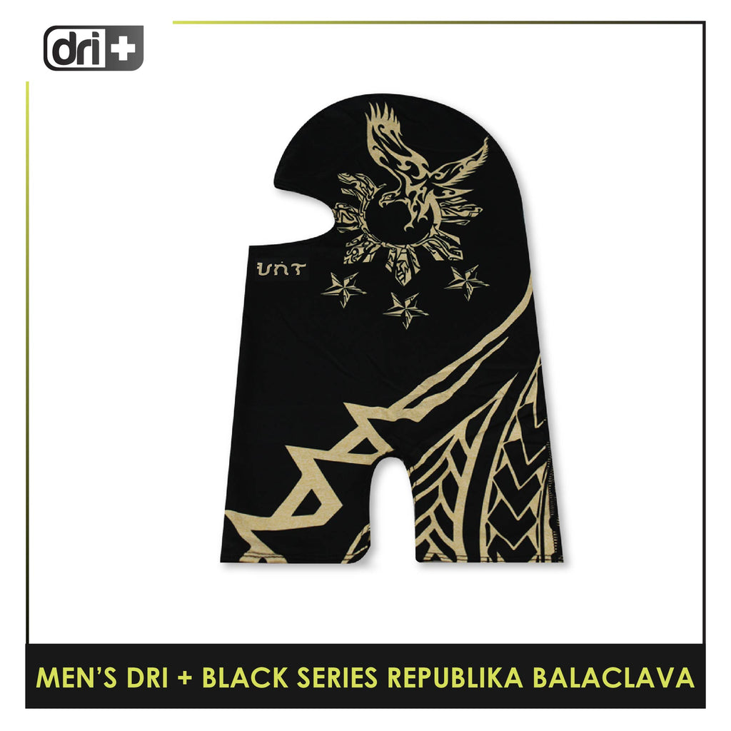 Dri Plus Men's Black Series Washable Multi-Functional Moisture Wicking Balaclava 1 piece DMREPUBALA1201 (Limited Edition)