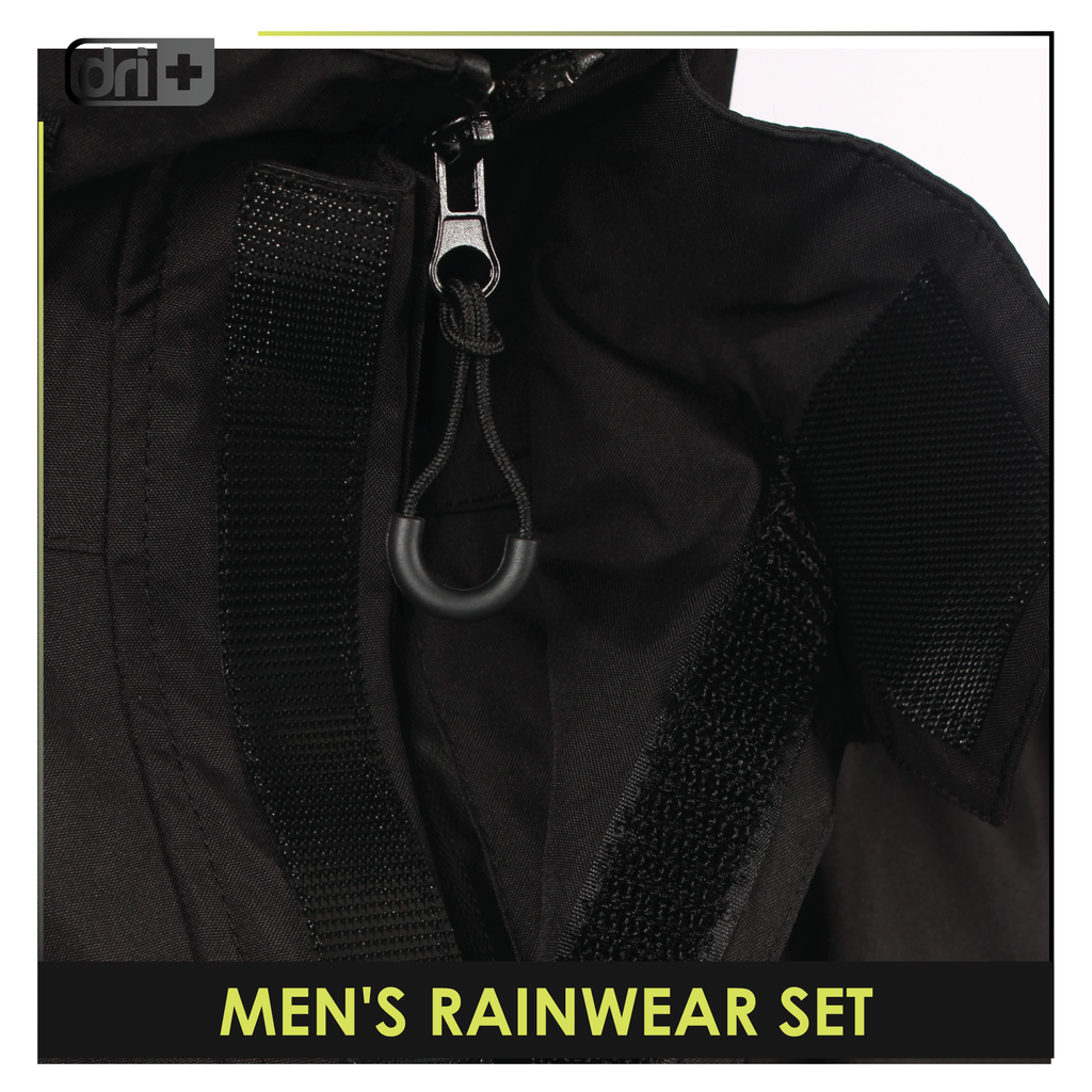 Dri plus Men’s Lightweight Quick Dri Rainstorm Water Resistant Rainwear Set DMRW531