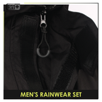 Dri plus Men’s Lightweight Quick Dri Rainstorm Water Resistant Rainwear Set DMRW531