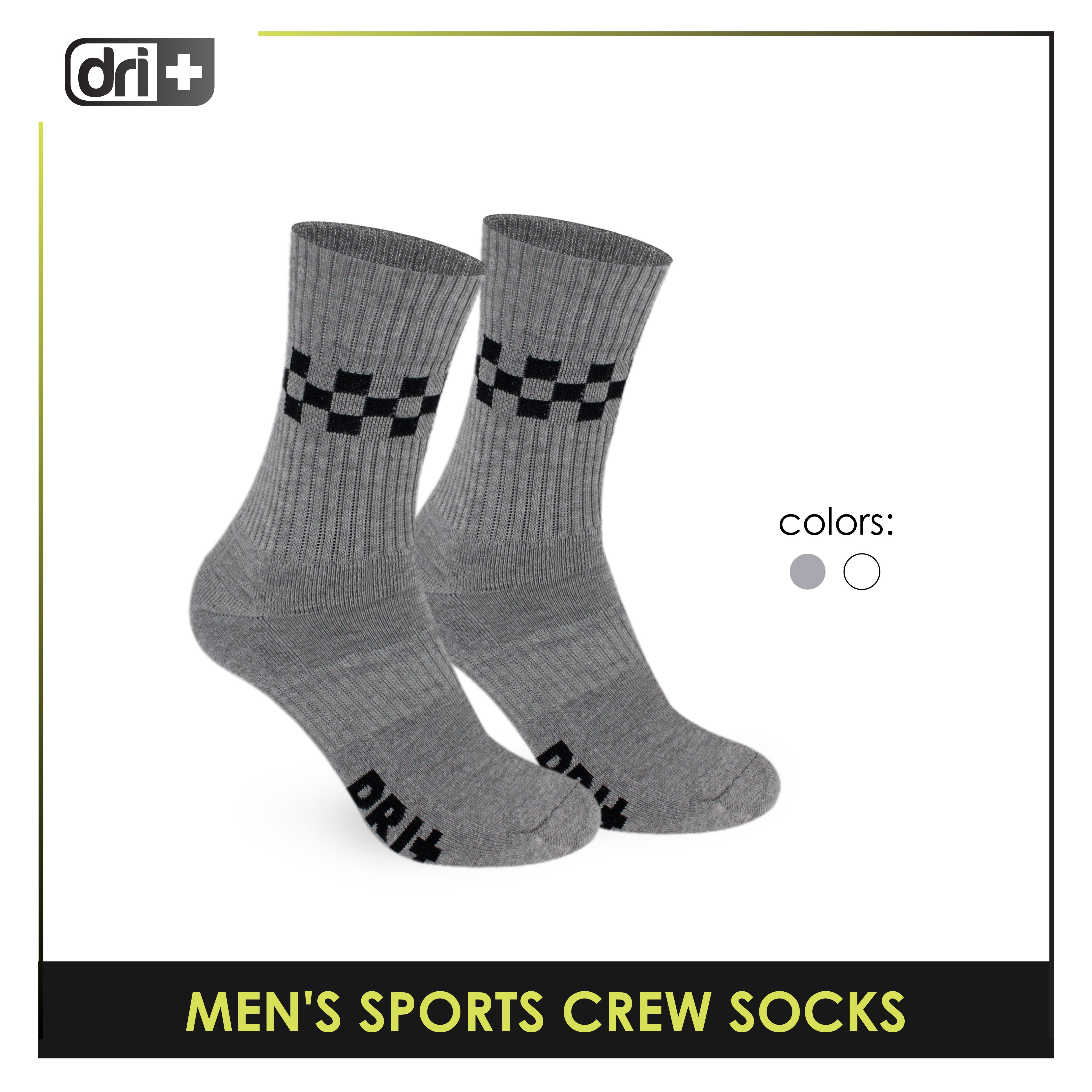 Dri Plus Dri Plus Men’s Endurance Extreme Performance Crew Socks DMS4102 ...