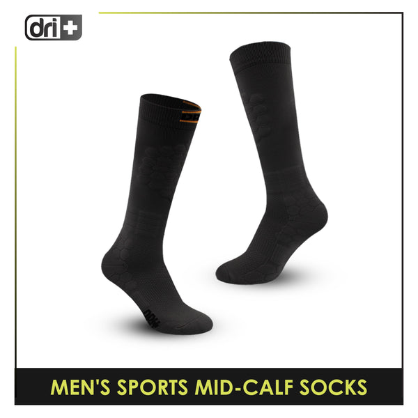 Dri Plus Men's Endurance Thick Sports Mid-Calf Socks 1 pair DMS4108