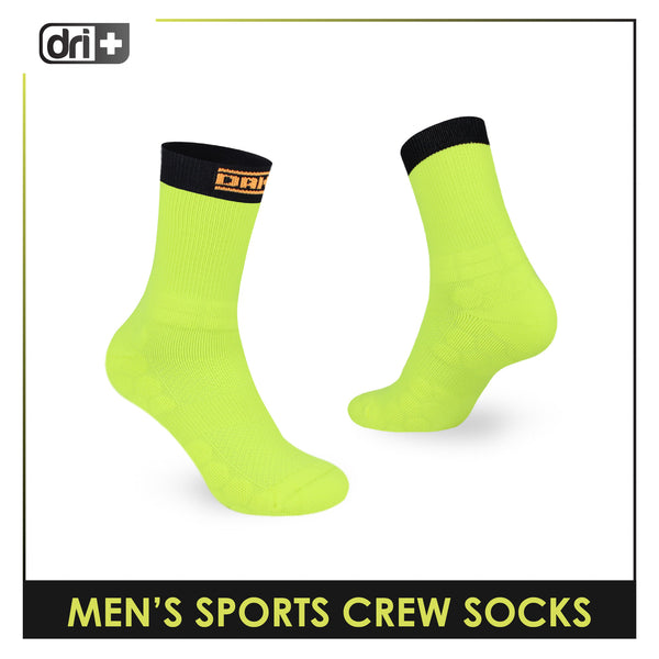 Dri Plus Men’s Extreme Performance Crew Socks 1 pair DMS4301