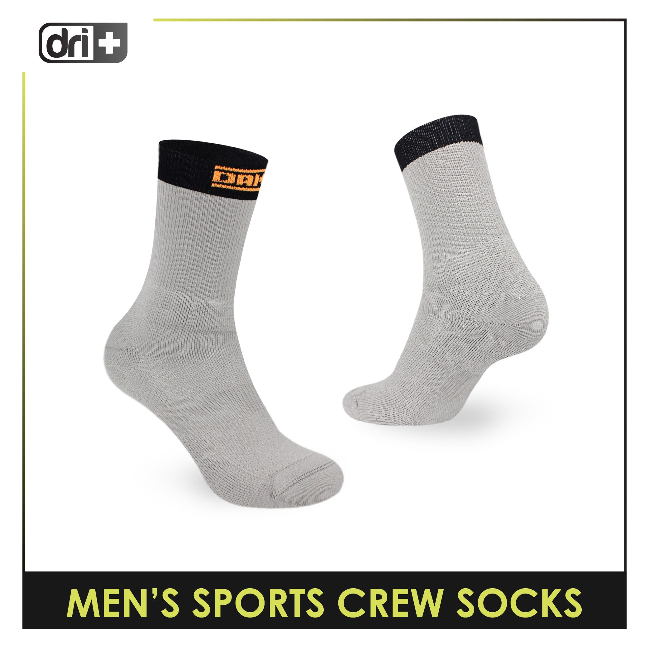 Dri Plus Dri Plus Men’s Extreme Performance Crew Socks 1 pair DMS4301 – burlingtonph