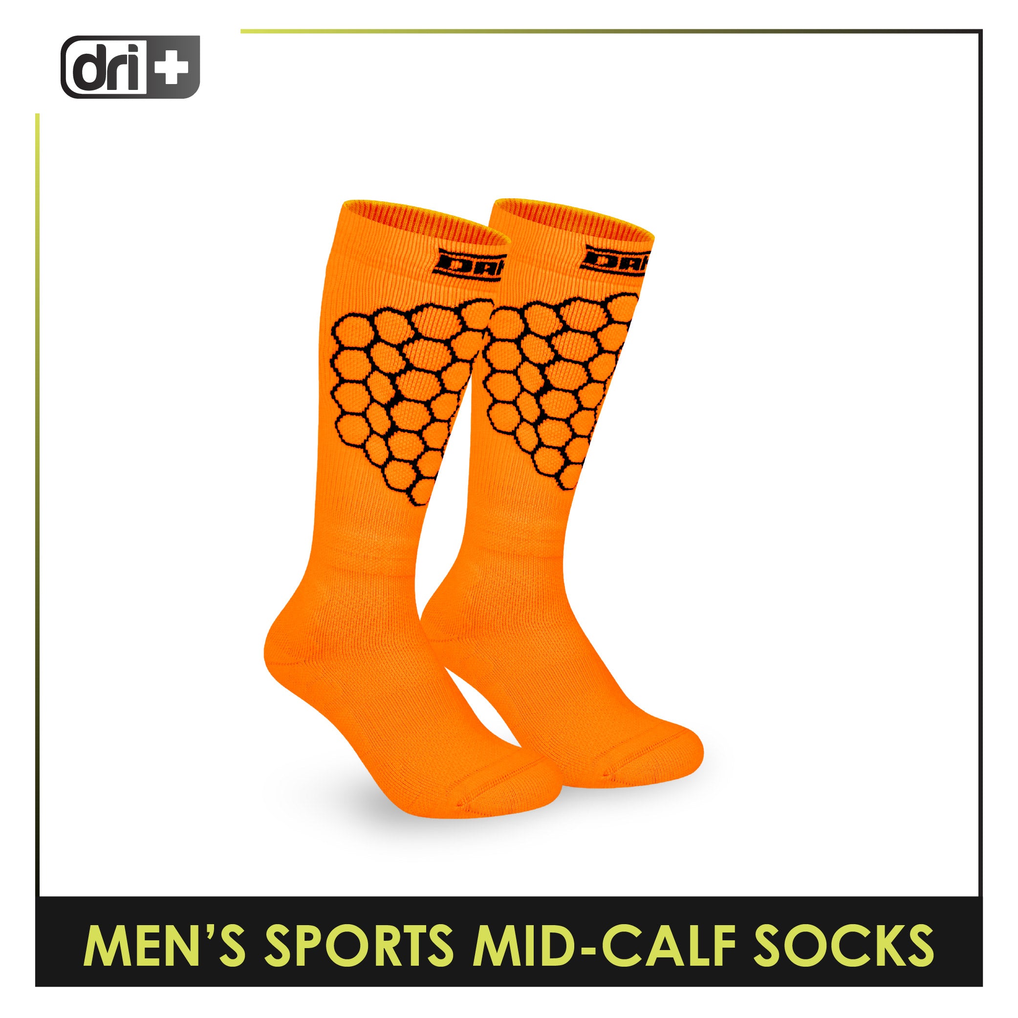 Dri Plus Men's Endurance Extreme Performance Mid-Calf Socks 1 pair DMS4302